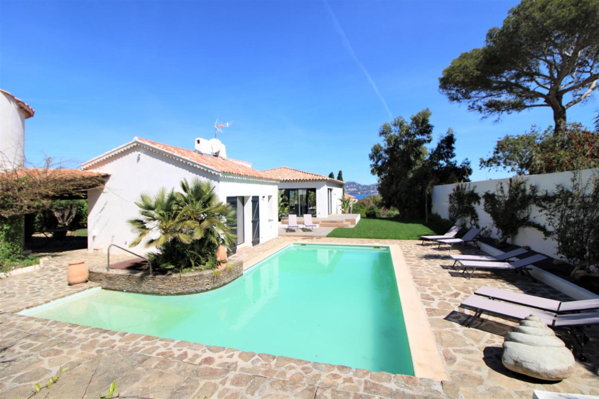 La Madrague-Villa/Piscine Vue Mer/Clim/Wifi Hyeres Exterior photo