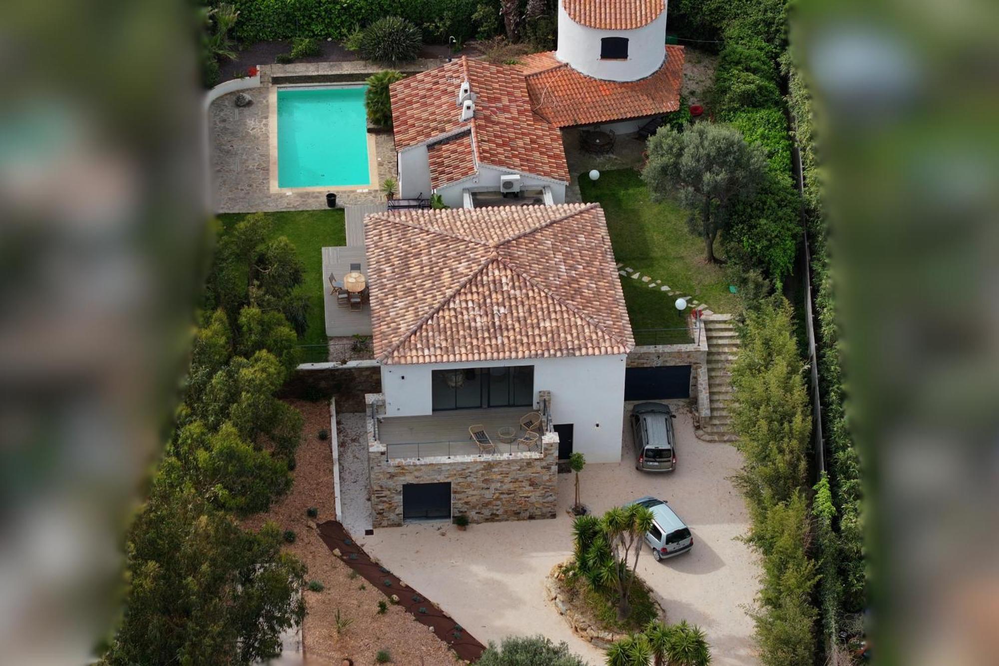 La Madrague-Villa/Piscine Vue Mer/Clim/Wifi Hyeres Exterior photo